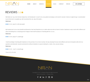 Web Design by pb for Nisan Real Estate | Design: #13665790