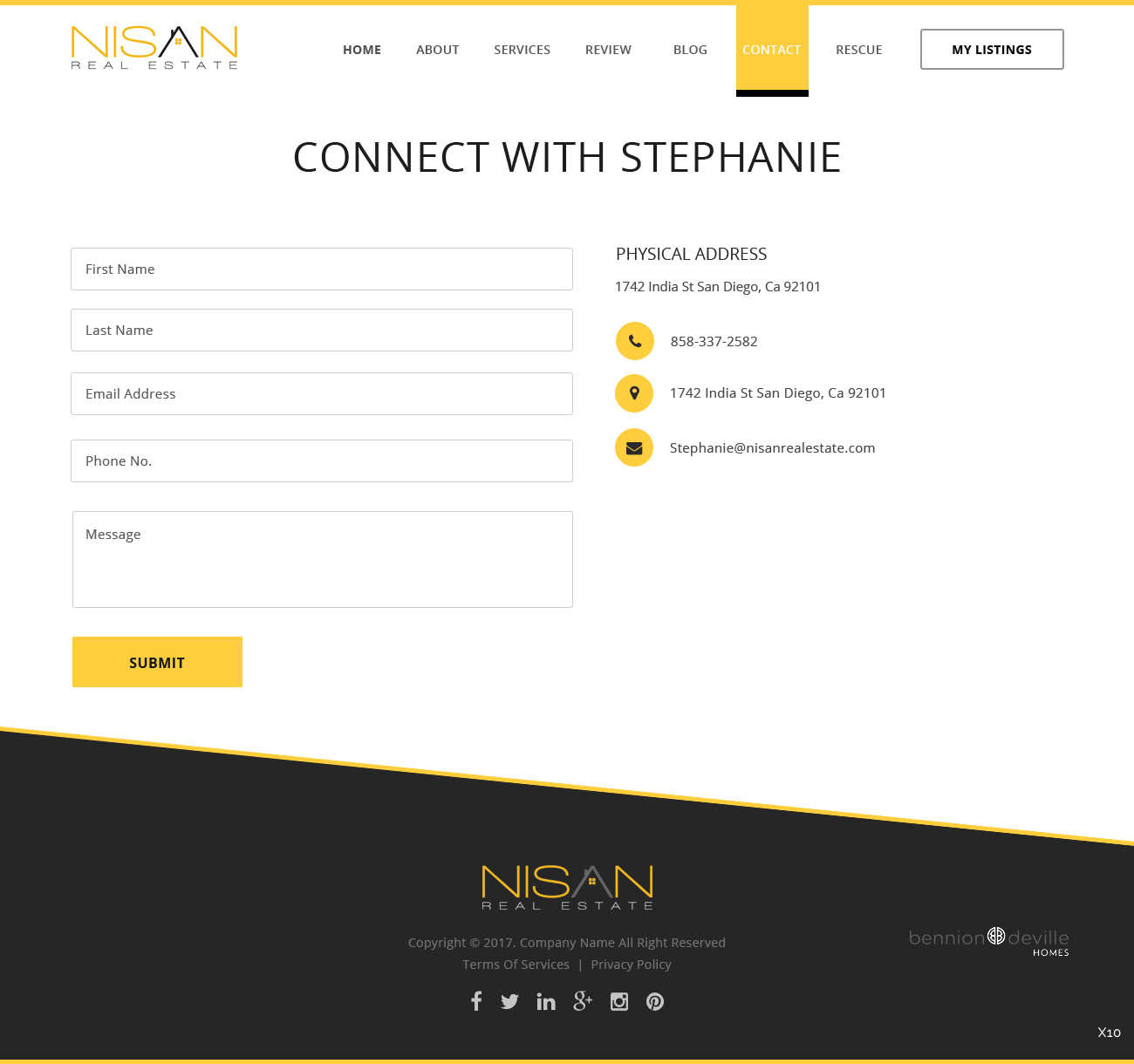 Web Design by pb for Nisan Real Estate | Design #13677699