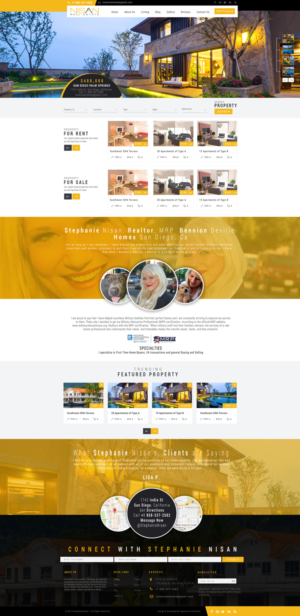 Web Design by Black Stallions Impressive Solutions for Nisan Real Estate | Design #13595992