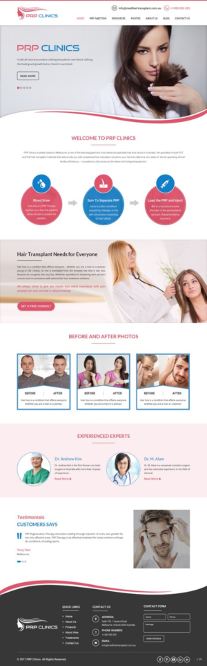 Diseño Web por pb para Medihair Pty Ltd | Diseño: #13587298