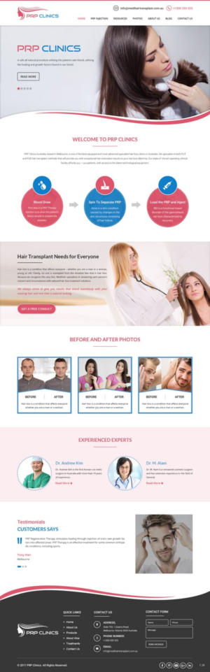 Diseño Web por pb para Medihair Pty Ltd | Diseño: #13587300