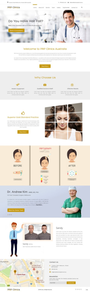 Diseño Web por pb para Medihair Pty Ltd | Diseño: #13587305