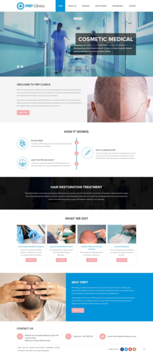 Diseño Web por pb para Medihair Pty Ltd | Diseño: #13587313