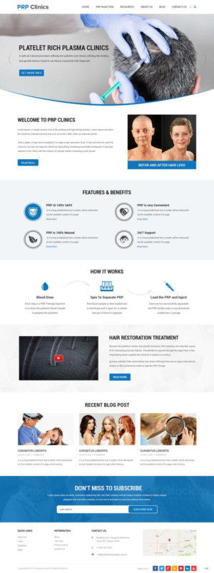 Diseño Web por pb para Medihair Pty Ltd | Diseño: #13587314