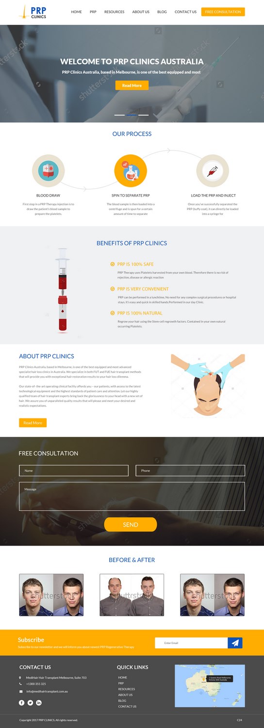 Diseño Web por pb para Medihair Pty Ltd | Diseño #13595439