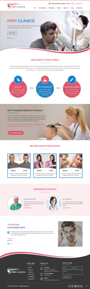 Diseño Web por pb para Medihair Pty Ltd | Diseño: #13733311