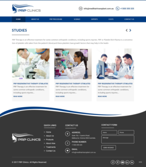 Diseño Web por pb para Medihair Pty Ltd | Diseño: #14185995