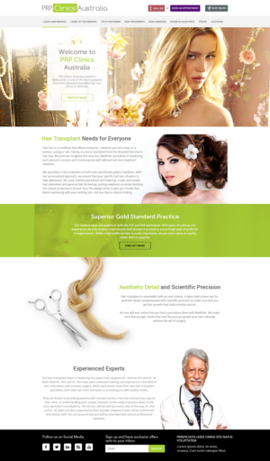 Diseño Web por Ayesha Khan para Medihair Pty Ltd | Diseño: #13668281