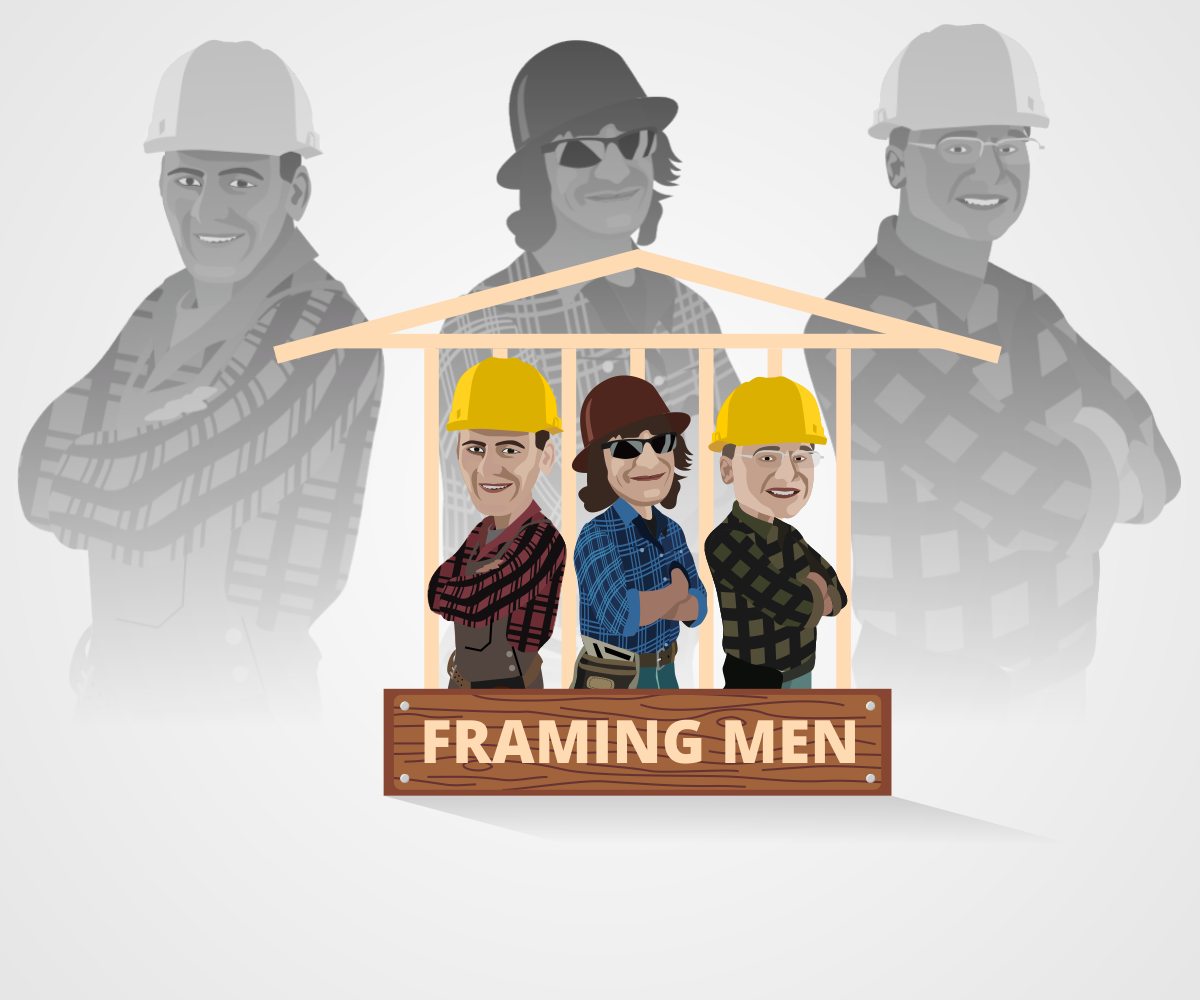 Logo Design by cleverlogo for Framing Men LLC | Design #13597684
