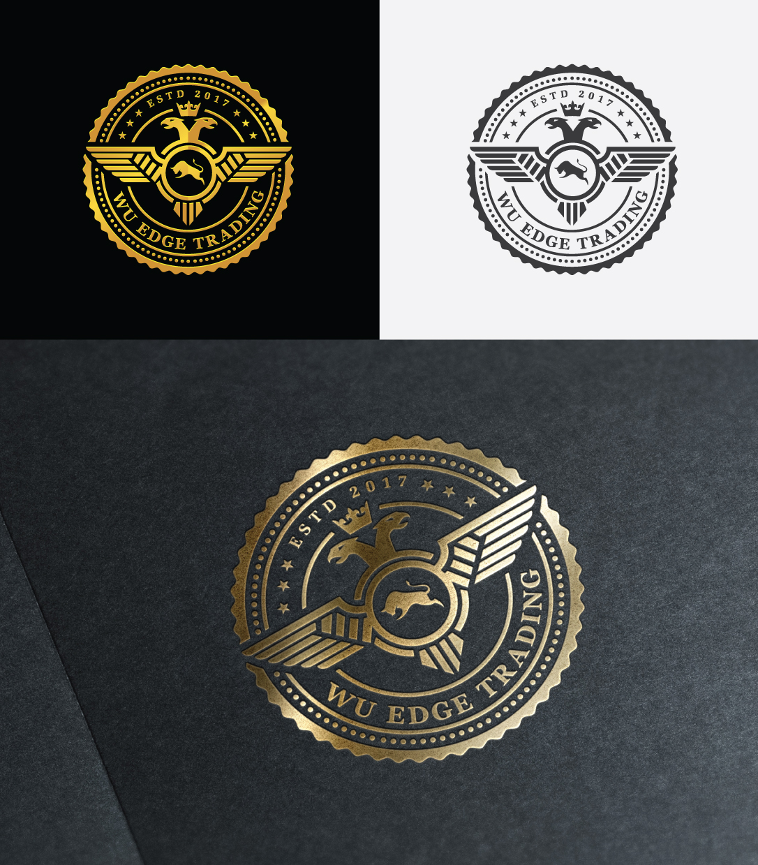 Logo Design by somani for Wu Edge Trading LLC. | Design #13873322
