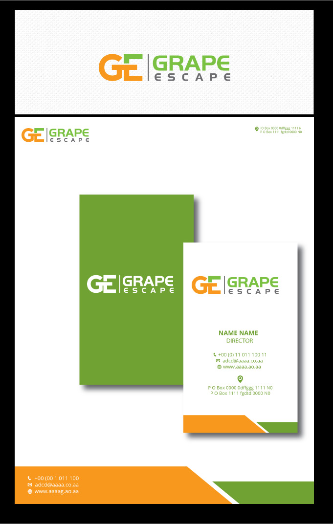 Logo Design by zebronicgraphic for Grape Escape Ltd | Design #13586147