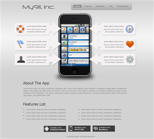 Web Design by dragnoir for My911, Inc | Design: #547727