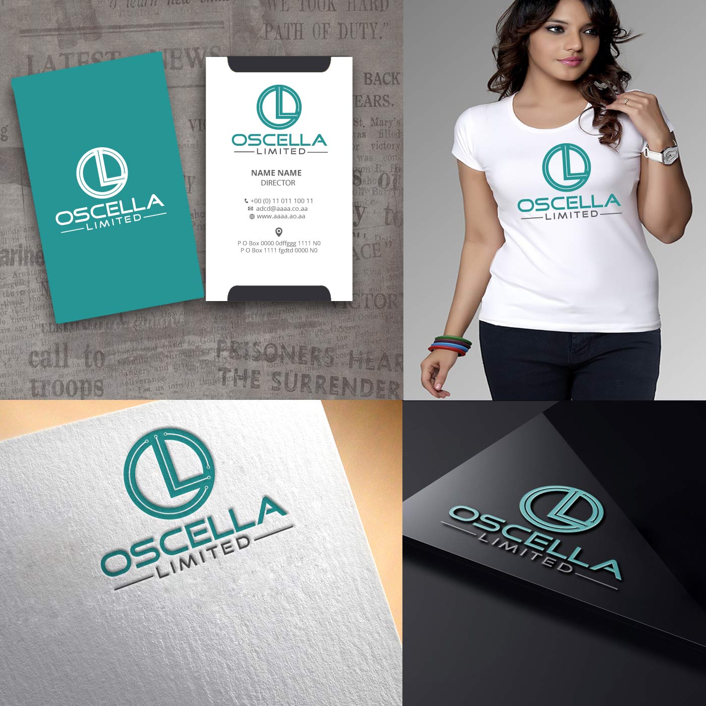 Diseño de Logo por zebronicgraphic para Oscella Limited. | Diseño #13606566