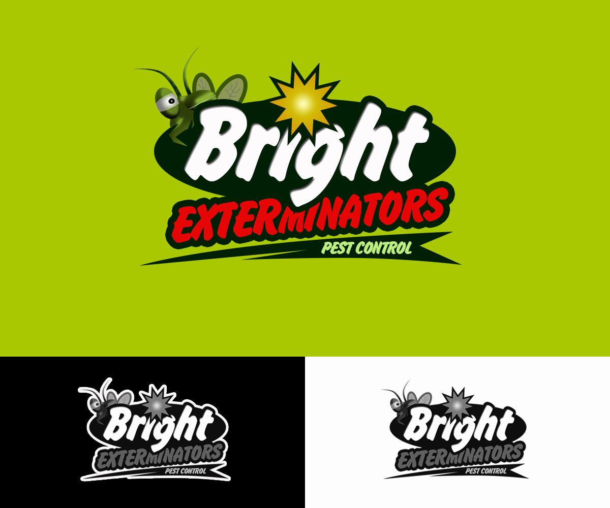 Diseño de Logo por asid para Bright Exterminators, Inc | Diseño #13621563