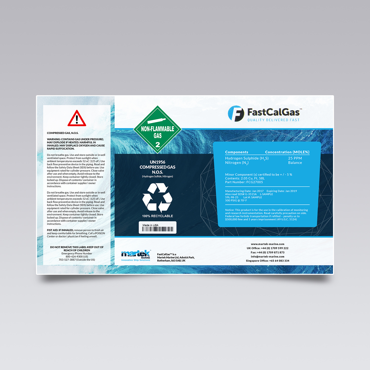 Label Design by VEGA-Designs for Martek Marine | Design #13614789