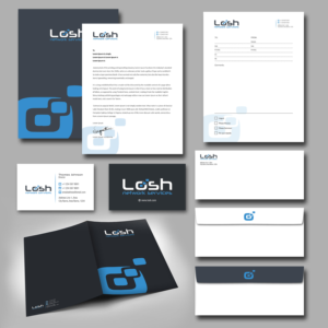Stationery Design by kousik for Losh Network Services | Design: #13677111