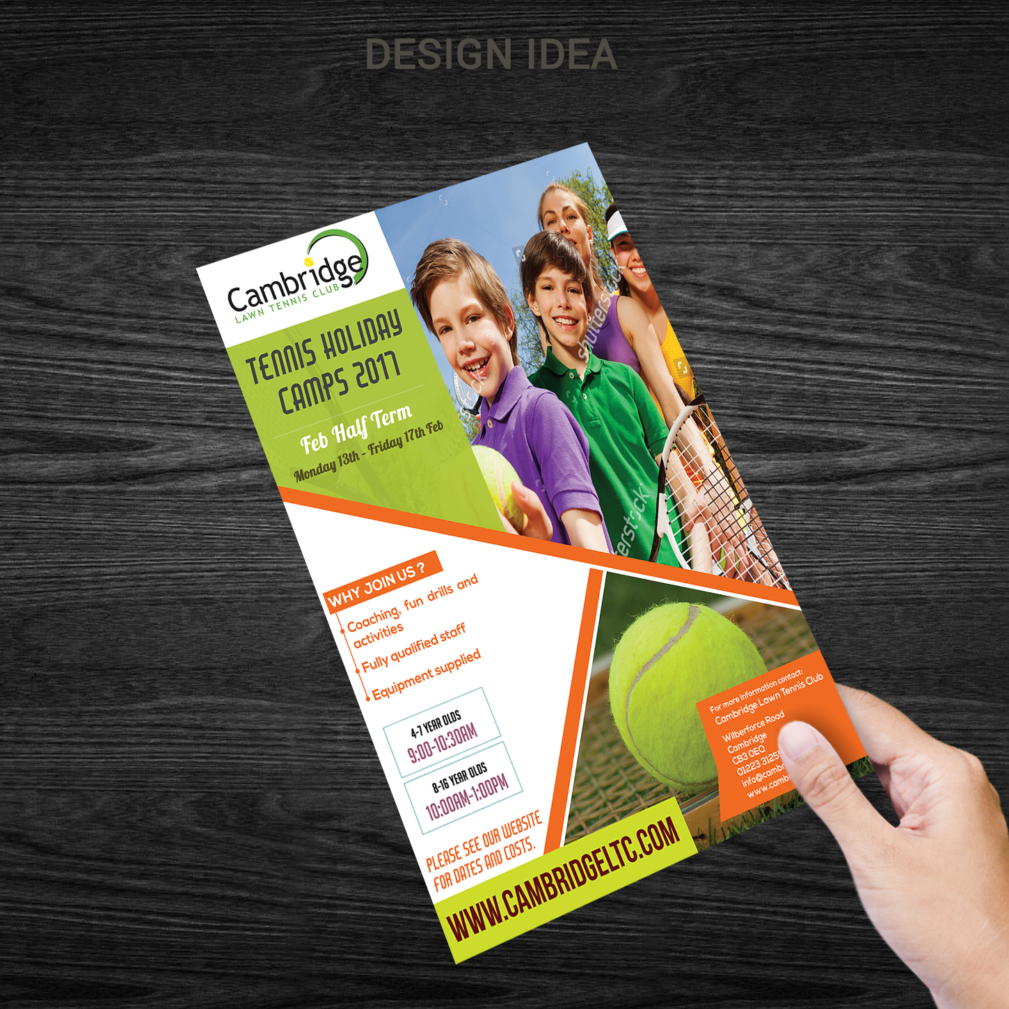 Diseño de Flyer por Venkat para Cambridge Lawn Tennis Club  | Diseño #13760910
