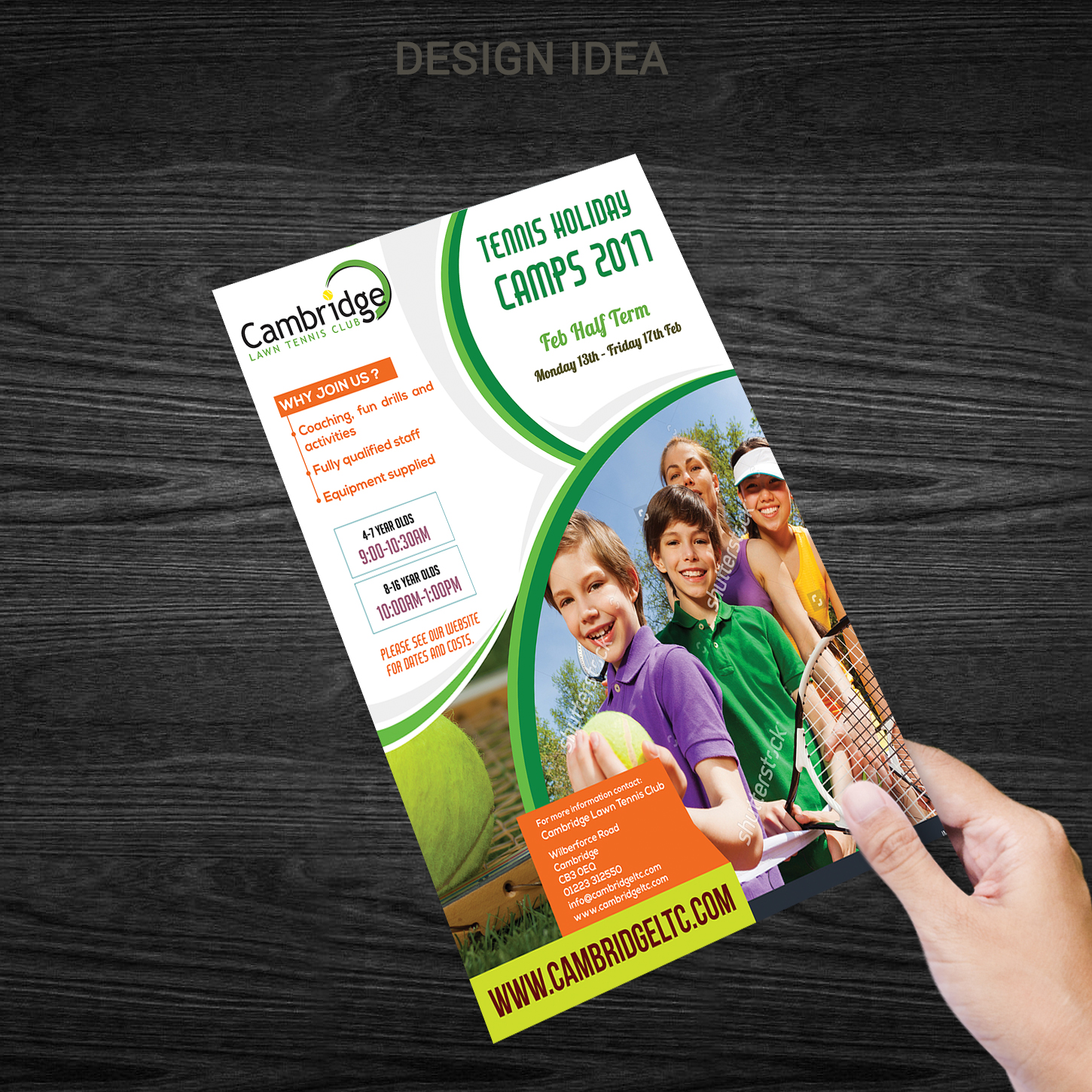 Diseño de Flyer por Venkat para Cambridge Lawn Tennis Club  | Diseño #13760917