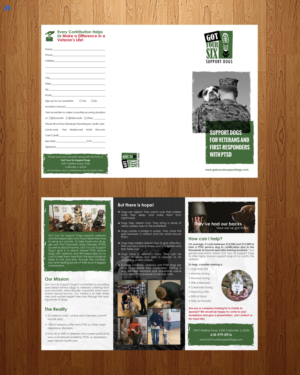 Flyer Design by uniquedesign10 for Got Your Six Support Dogs | Design: #13607799