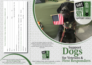 Flyer-Design von Impressive Solutions für Got Your Six Support Dogs | Design: #13583260