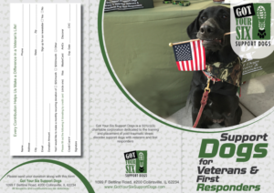 Flyer-Design von Impressive Solutions für Got Your Six Support Dogs | Design: #13602920