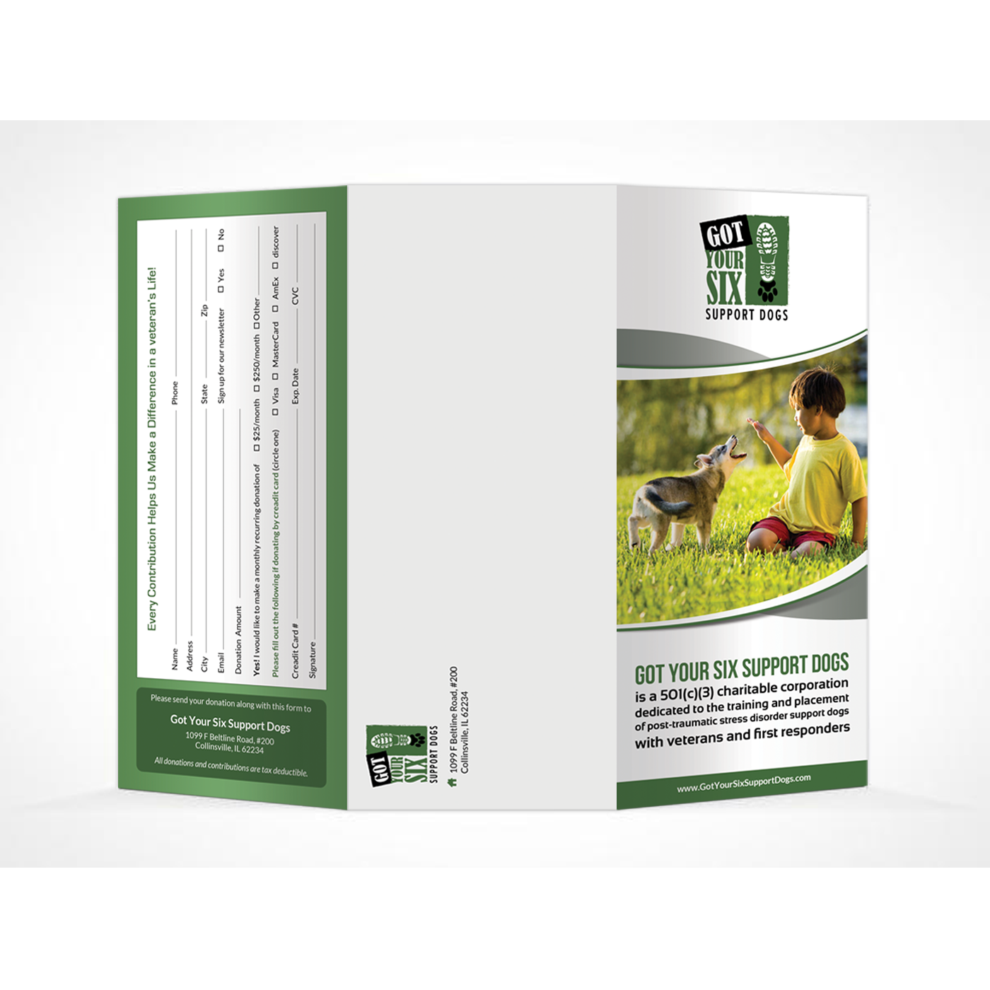 Flyer Design by debdesign for Got Your Six Support Dogs | Design #13580891