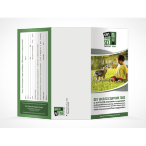 Flyer Design by debdesign for Got Your Six Support Dogs | Design: #13580891
