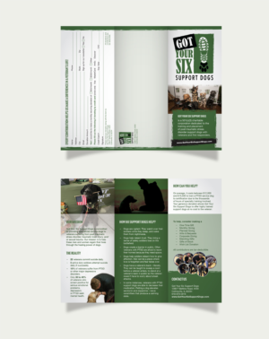 Flyer Design by MtBosh for Got Your Six Support Dogs | Design: #13629822