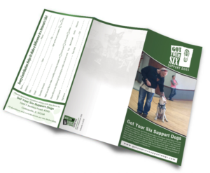 Design de Flyer par creative.bugs pour Got Your Six Support Dogs | Design : #13581189