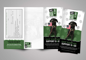 Design de Flyer par creative.bugs pour Got Your Six Support Dogs | Design : #13581664