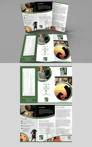 Flyer Design by Deepak_9_Malhotra for Got Your Six Support Dogs | Design: #13629264