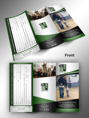 Design de Flyer par innovative earth pour Got Your Six Support Dogs | Design : #13583466