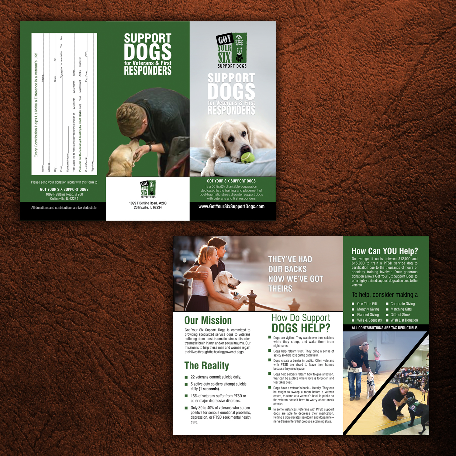 Flyer Design by Nishant Naik for Got Your Six Support Dogs | Design #13613622
