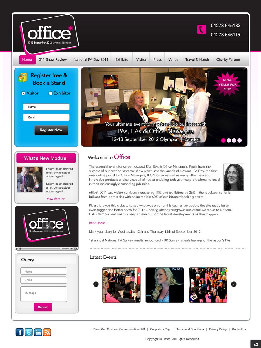 Diseño Web por pb para este proyecto | Diseño #539477