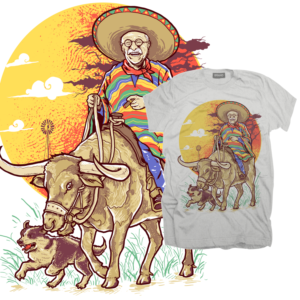 T-shirt Design by krizvector