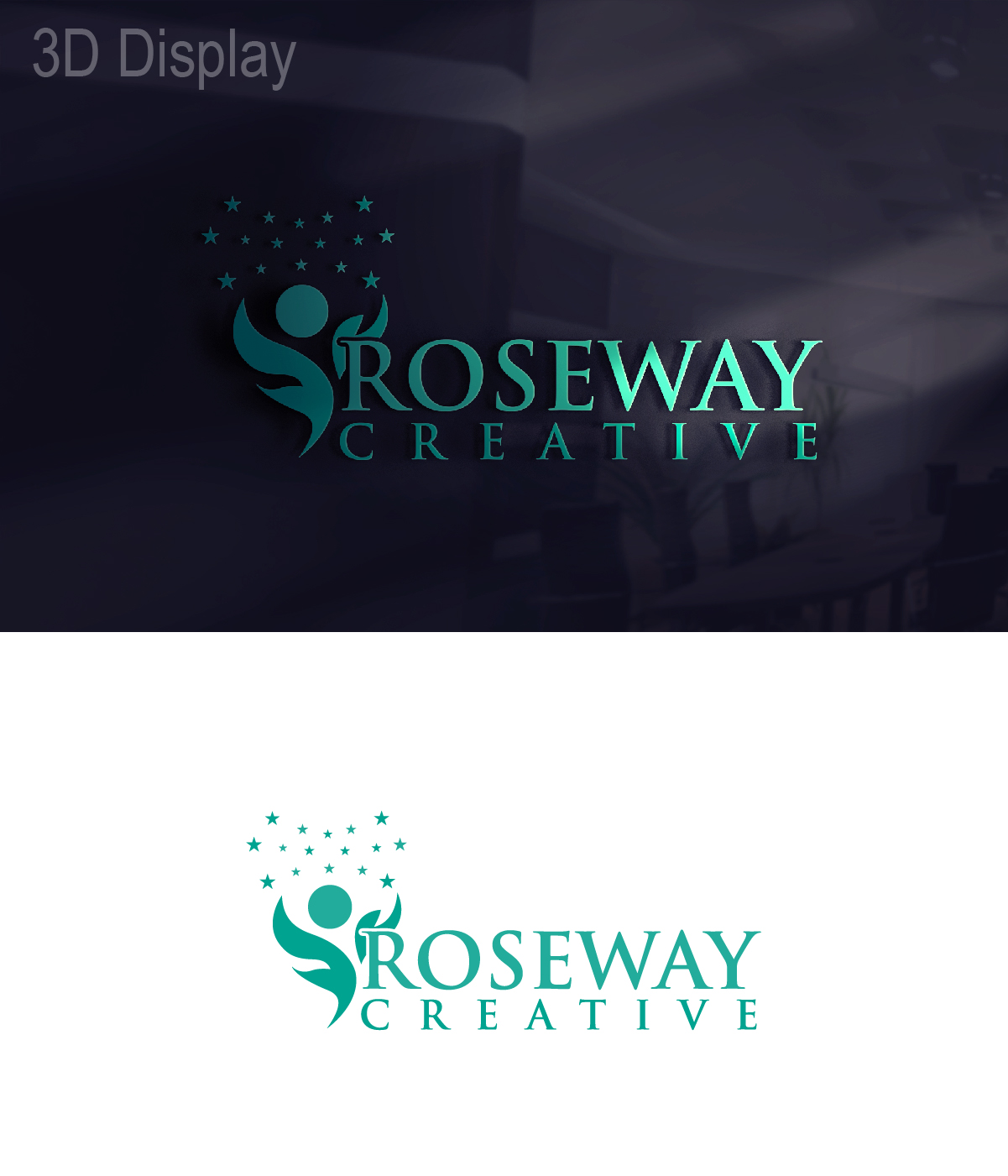 Logo Design by 3Guys for Roseway Creative | Design #13580635