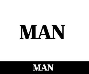 MAN | Logo Design by renderman