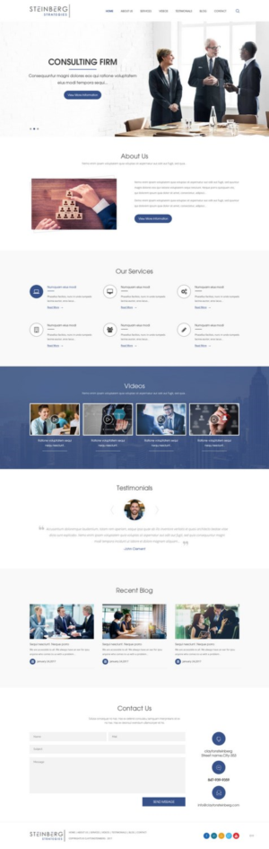 Wordpress Design by pb for this project | Design: #13587342