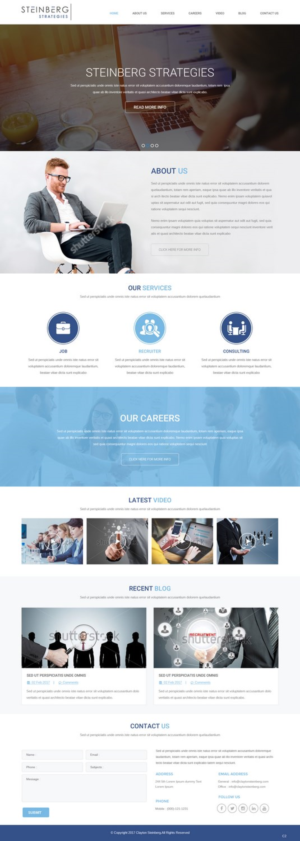 Wordpress Design by pb for this project | Design: #13587344