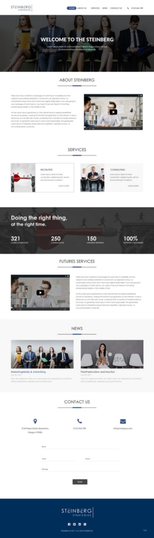 Wordpress Design by pb for this project | Design: #13587350
