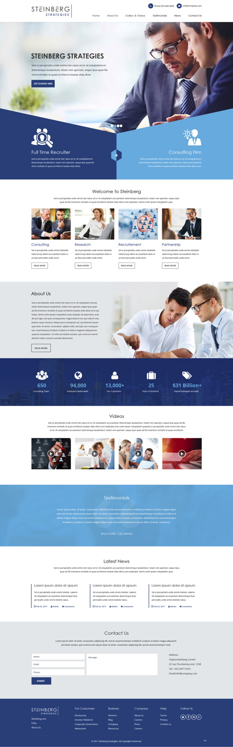 Wordpress Design by pb for this project | Design #13587358