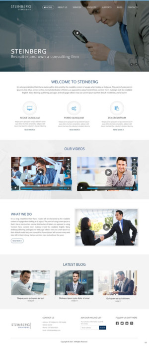 Wordpress Design by pb for this project | Design: #13603881
