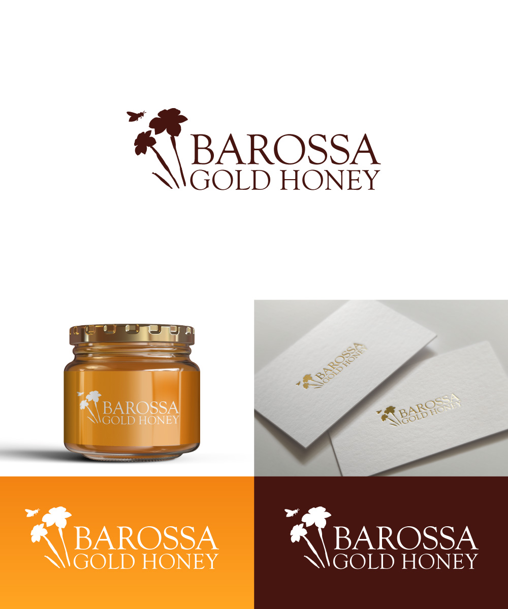 Logo Design by Sergio Coelho for Barossa Gold Honey & Bee Pollination Services | Design #13707821