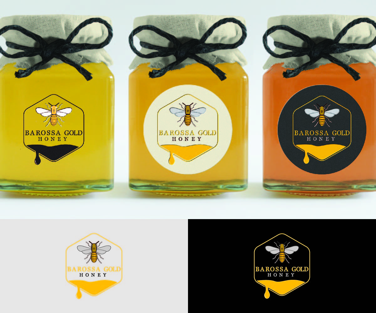 Logo Design by Aimal for Barossa Gold Honey & Bee Pollination Services | Design #13678864