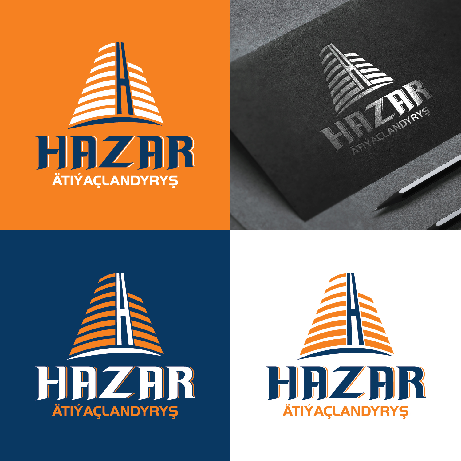 Diseño de Logo por Anoushay para Hazar Ätiýaçlandyrys AGPJ | Diseño #13644388