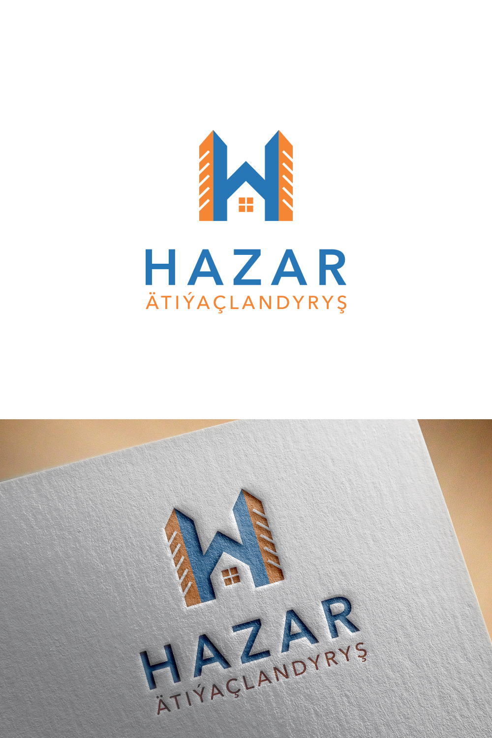 Logo Design by Zane_Graph_Design for Hazar Ätiýaçlandyrys AGPJ | Design #13593887