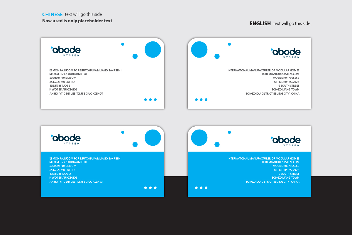 Design de Carte de Visite par Neue pour Abode System  | Design #2685540