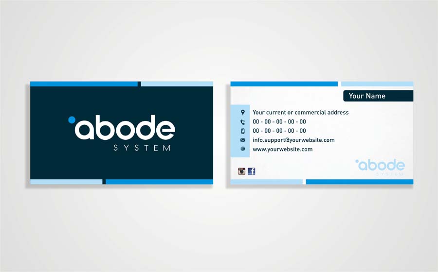 Business Card Design by INDIAN_Ashok for Abode System  | Design #2682298
