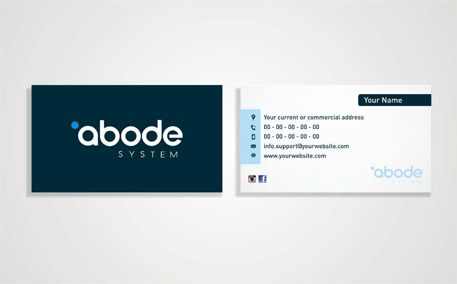 Business Card Design by INDIAN_Ashok for Abode System  | Design #2682299