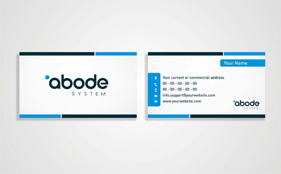 Business Card Design by INDIAN_Ashok for Abode System  | Design #2682308